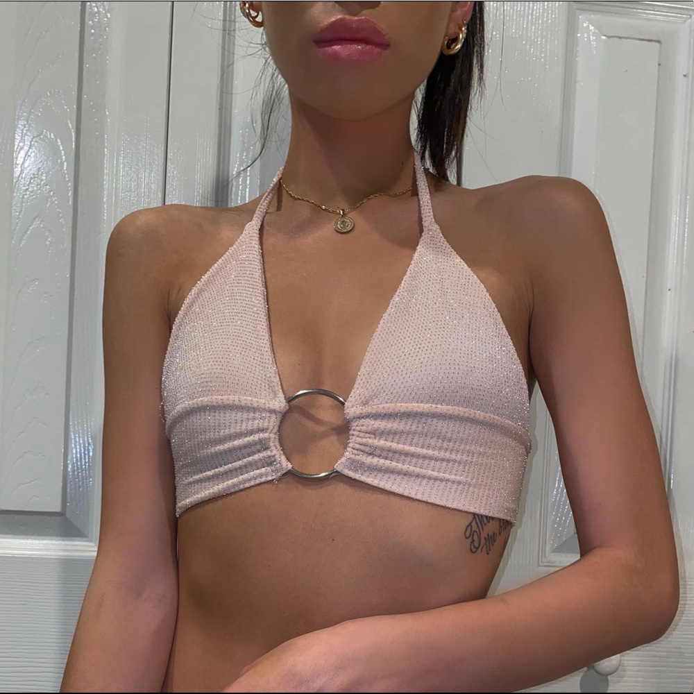 ❌SOLD❌Ring halter top